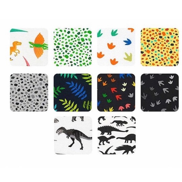 Alphabetsaurus cotton layer cake for quilters Kaufman Fabrics - Picture 2 of 3